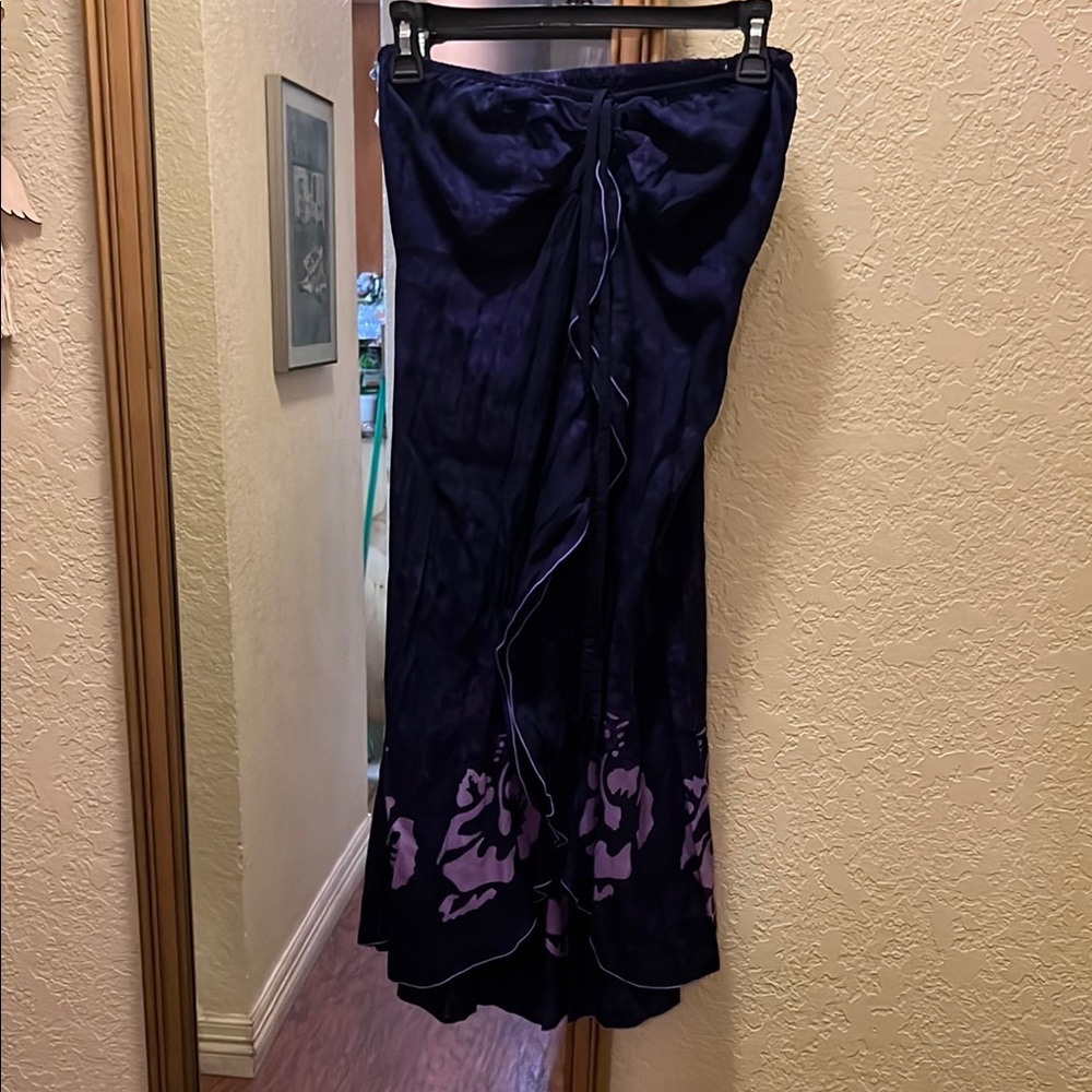 Purple Floral Maxi dress